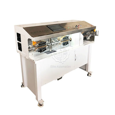 100pcs / H PLC آلة تجريد الكابلات الأوتوماتيكية الكبيرة مع شفرة دوارة